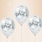 Silver Confetti 1 inch Table Confetti Glitter 5000 pcs for Wedding Party Decoration or Filled Balloons